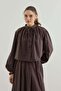 Voile Lined Skirt Brown - 6