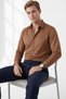 Coffee-Colored Wrinkle-Free Easy-Iron Lycra Men's Shirt – Comfortable Fit New Season 2602610 - 4