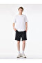 Regular Fit Pocket Bermuda Shorts with Belted Waist