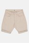 Men Plain Basic Shorts, Biege - 2