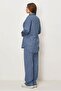 Denim Look Suit with Pants 46360 - 4