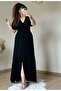 Short Sleeve Romantic Dress Black