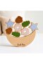 Montessori Stacking & Balancing Set – Nature Inspired Wooden Acorn, Flower & Leaf Blocks - 7