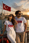 Unisex Turkish Flag Printed 100% Cotton T-Shirt – Special Design for April 23 & May 19, Atatürk Themed T-Shirt - 3