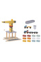 Wooden Port Crane Play Set – 24 PCS - 5