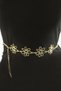 Gldisptm Floral Metal Chain Belt (84334) - Yellow