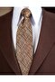 Slim Fit Men's Mono Collar Blazer Jacket Brown T20145-03 - 4