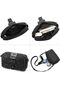 9829 Water-Resistant Crossbody Sling Bag, Compact Oxford Shoulder Bag for Men & Women, 2L Travel Pouch with Magnetic Closure, Black - 5