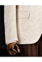 Italian Style Slim Fit Mono Collar Jacket Beige T13670 - 4