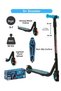 5+ Blue 2 Wheel Metal Lighted Scooter - 2