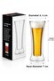 Double Wall Glass Cup 320 ml – Borosilicate Heat Resistant Double Wall Cup – Hot & Cold Beverage Cup, Transparent Thermal Glass Mug, Beer Coffee Tea Latte Cup - 4