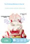 490ml New Collection Cute Animals Decorated Stainless Steel Thermos With/Without Straw and Neck Strap - 3