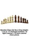 Premium Luxury Wooden Stone Chess Set Special Design Decorative Vip Gift Set 20X20 cm - 3