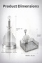 2-Piece Silver Mirrored Luxury Square Napkin Holder and Silver Luxury Towel Napkin Holder Set Kitchen Serving Tray Dowry Box Zenith - 2