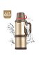 Camping Stainless Steel Thermos 4 Liters 48 Hours Hot-Cold Gold 9009