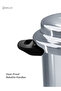 DELICI 3Liters Stainless Steel Pressure Cooker 3L (SPC3E) Quick Heating Induction Base - 4