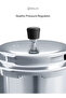 DELICI 3Liters Stainless Steel Pressure Cooker 3L (SPC3E) Quick Heating Induction Base - 3