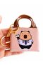 Stylish Design Coin Purse Keychain Wallet – Mini Zippered Money Pouch with Cute Figures, Durable and Convenient