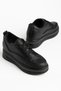 Black Hidden Heel Sole with Stones and Laces, Shiny Sports Shoes - 3