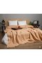 Cotton Double Blue Pique - Brown Double Honeycomb Pique - 2