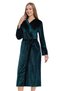 Velvet Dressing Gown Self-Patterned Stylish and Elegant 22-100 - 4