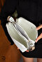 Original Special Boxed Luxury Soft Leather 3-Compartment Large Volume Gift for Lover, Girlfriend, Mom, Birthday Gift, Stylish Daily Women's Shoulder Bag with Adjustable Strap - White - 6