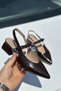 Women's Ramos Troklu Heeled Shoes Brown - 3