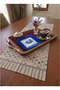 Coffee-Colored Fabric Presentation Napkin |   Tasseled Presentation Napkin - 3