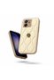 Xiaomi Mi 13t Pro Compatible Case Zebana Camellia Leather Case Beige - 2