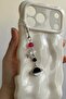 Saturn and Star Figured Phone Charm - Coquette, Vintage, Dark Academy Handmade Phone Lanyard - 4
