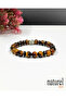 Original Tiger Eye Natural Stone Unisex Bracelet - 3