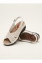 Daily Gel Anatomical Orthopedic Sole Mother Sandals Cream Beige