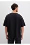 Logo Printed Black T-Shirt Oversize / Wide Cut 0611828 -900 - 4