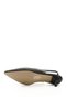 Women/Girls Black Short Thin Heeled Slingback Shoes - 6