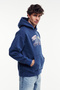 Washable Graphic Printed Hooded Sweatshirt - 3
