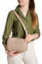 Women's Quilted Fabric Long Strap Hand and Shoulder Bag