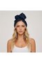 Denim Design Chain Detailed String Bandana Denim String Hair Band