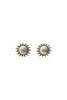Gold Color Pearl Sun Earrings
