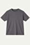 Ribbed oversize t-shirt anthracite