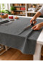Plaid Pattern Black Cotton Multi-Purpose Fabric Gingham Fabric/170*200 - 5