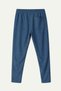 Ribbed baggy fit trousers indigo - 3
