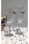 Heart Detailed Cocktail Glass Set of 2 – Special Day Gift - 3