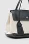 Suede Garnili Canvas Handbag and Crossbody Bag in Black - 8