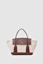 Suede Garnili Canvas Handbag and Crossbody Bag - 5
