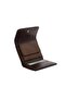 Women's Genuine Leather Large Wallet with Zipper and Rfid Protection Eleanor Brown Khaki - 3