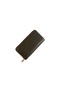 Women's Genuine Leather Large Wallet with Zipper Rfid Protected Amelia Khaki Brown - 3