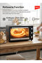 Impex Oven 45-liter - Ov 2902, Electric, Adjustable Temperature (100-250°C), 6 Heating Stages - 5