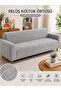 Extra Soft Welsoft Fleece Elastic 3-Seater Sofa Cover | Non-Slip, Stretchy and Washable Sofa Cover