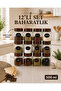 12-Piece Glass Spice Jar Set with Spoon and Label, Airtight Lid, Spice, Snack, and Food Storage Container