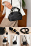 Original Women's Mini Hand and Shoulder Bag with Cross Adjustable Strap Small Size Minimal Shoulder Bag - 4